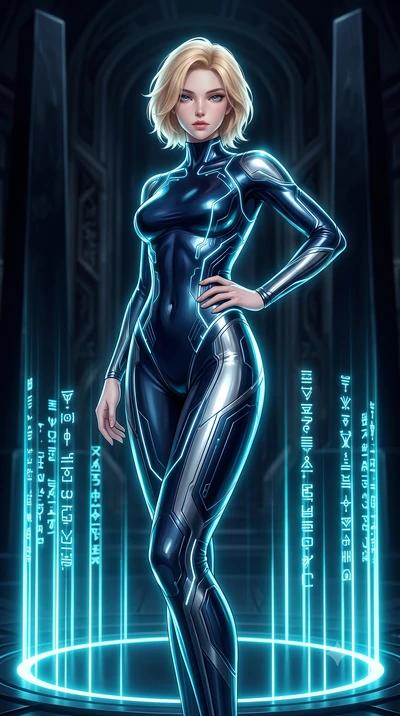 score_9, masterpiece, best quality, ultra-detailed, high-budget anime keyframe, editorial fashion photography, tasteful artistic composition, Caucasian woman. close-up cowboy shot from the waist and thighs up, the character dominates the composition,