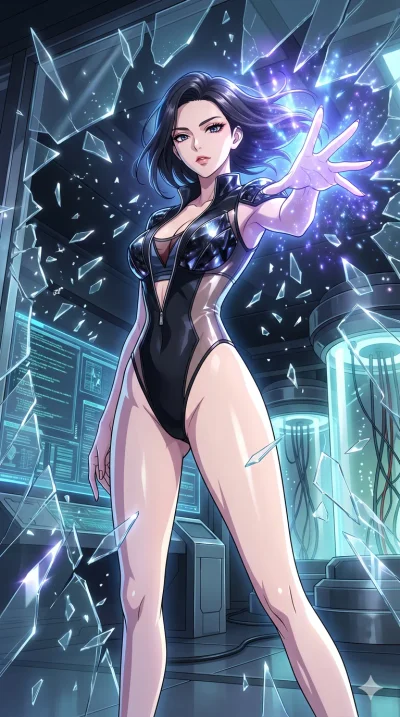 score_9, masterpiece, best quality, ultra-detailed, High-budget Anime Keyframe, vibrant colors, fluid line-art, expressive lighting, cinematic composition, Ufotable-style visual effects, top-tier animation quality, Korean woman with idol-like refined