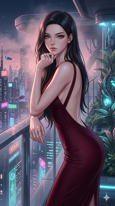 score_9, masterpiece, best quality, ultra-detailed, high-budget anime keyframe, editorial fashion photography, tasteful artistic composition, Caucasian woman, strictly human ears. cowboy shot from the thighs up, character and outfit filling the frame
