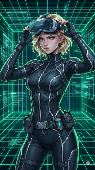 score_9, masterpiece, best quality, ultra-detailed, high-budget anime keyframe, editorial fashion photography, tasteful artistic composition, Caucasian woman, strictly human ears. Upper body close-up from the thighs up, character filling the screen f