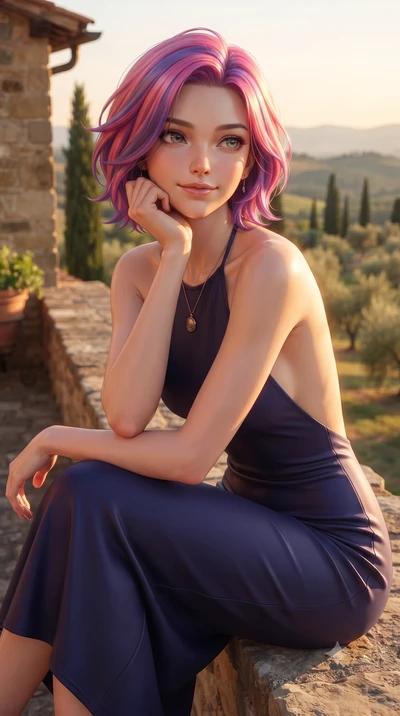 score_9, masterpiece, best quality, ultra-detailed, high-budget anime keyframe, editorial fashion photography, tasteful artistic composition, Caucasian woman woman. close-up cowboy shot from the waist and thighs up, the character dominates the compos