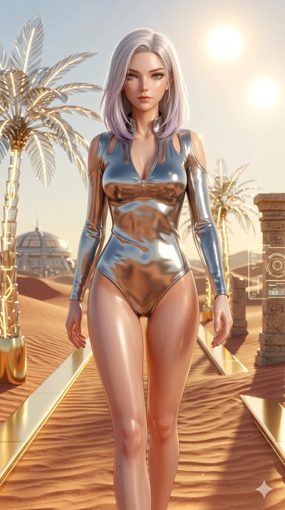 score_9, masterpiece, best quality, ultra-detailed, high-budget anime keyframe, semi-realistic 3D game render, Caucasian woman, strictly human ears. Upper body close-up from the thighs up, character filling the screen for maximum presence. She is wal