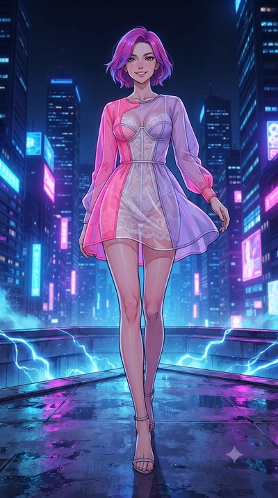 score_9, masterpiece, best quality, ultra-detailed, high-budget anime keyframe, editorial fashion photography, tasteful artistic composition, gorgeous anime illustration, with clean line-art, distinct ink outlines, and high-contrast stereoscopic dept