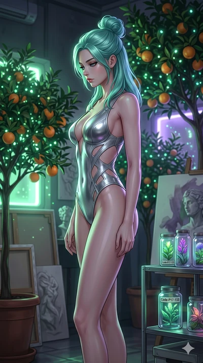 score_9, masterpiece, best quality, ultra-detailed, high-budget anime keyframe, editorial fashion photography, tasteful artistic composition, Japanese woman. cowboy shot from the thighs up, character and outfit filling the frame for maximum editorial