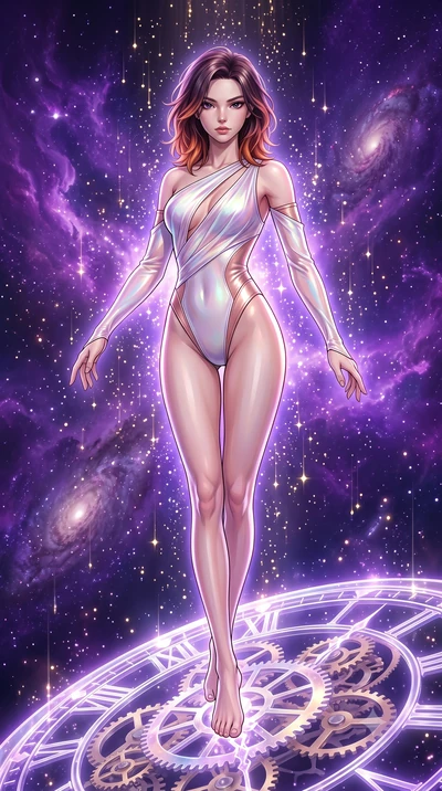score_9, masterpiece, best quality, ultra-detailed, high-budget anime keyframe, editorial fashion photography, tasteful artistic composition, Korean woman. low angle full-body shot from head to toe showing her feet, filling the entire 9:16 vertical f