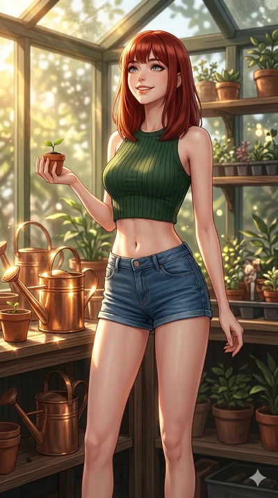 score_9, masterpiece, best quality, ultra-detailed, high-budget anime keyframe, editorial fashion photography, tasteful artistic composition, Caucasian woman, strictly human ears. cowboy shot from the thighs up, character and outfit filling the frame