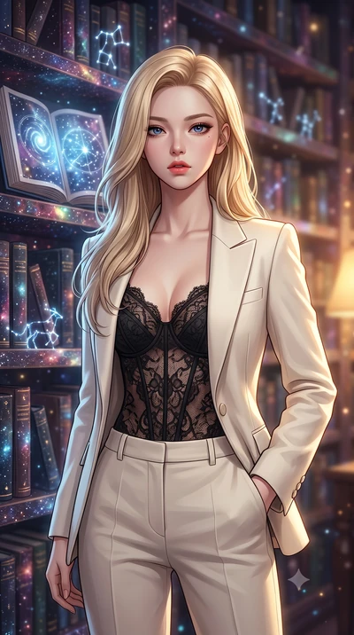 score_9, masterpiece, best quality, ultra-detailed, high-budget anime keyframe, editorial fashion photography, tasteful artistic composition, Korean woman. close-up cowboy shot from the waist and thighs up, the character dominates the composition, fi