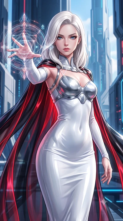 score_9, masterpiece, best quality, ultra-detailed, high-budget anime keyframe, editorial fashion photography, tasteful artistic composition, Caucasian woman. close-up cowboy shot from the waist and thighs up, the character dominates the composition,