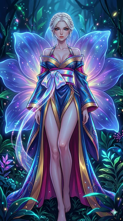 score_9, masterpiece, best quality, ultra-detailed, High-budget Anime Keyframe, vibrant colors, fluid line-art, expressive lighting, cinematic composition, Ufotable-style visual effects, top-tier animation quality, Caucasian woman with pale skin and 