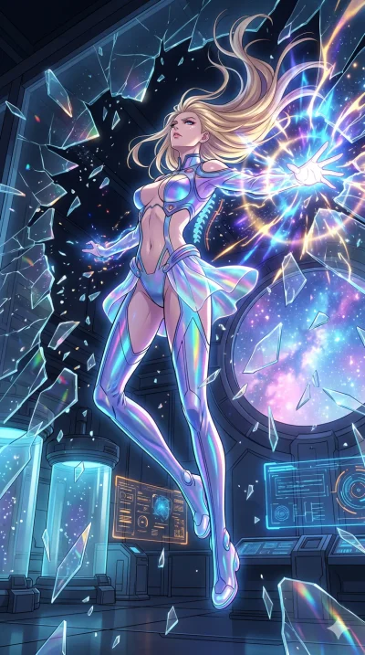 score_9, masterpiece, best quality, ultra-detailed, High-budget Anime Keyframe, vibrant colors, fluid line-art, expressive lighting, cinematic composition, Ufotable-style visual effects, top-tier animation quality, Caucasian woman with pale skin, blo