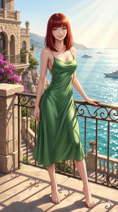score_9, masterpiece, best quality, ultra-detailed, high-budget anime keyframe, editorial fashion photography, tasteful artistic composition, Caucasian woman, strictly human ears. cowboy shot from the thighs up, character and outfit filling the frame