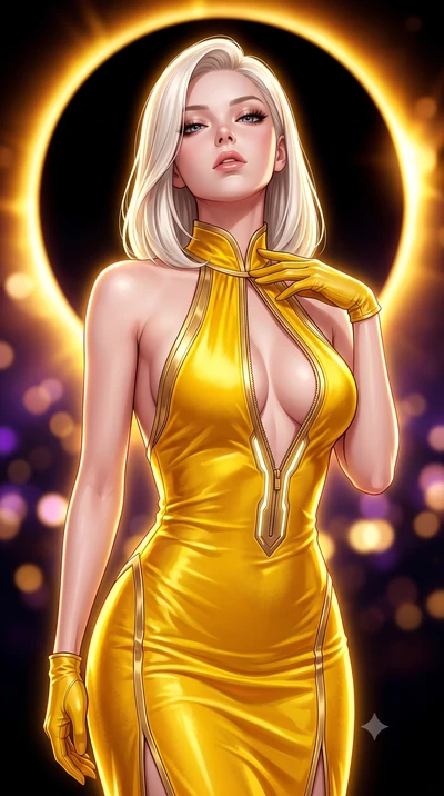 score_9, masterpiece, best quality, ultra-detailed, high-budget anime keyframe, semi-realistic 3D game render, editorial fashion photography, tasteful artistic composition, Caucasian woman. close-up cowboy shot from the waist and thighs up, the chara