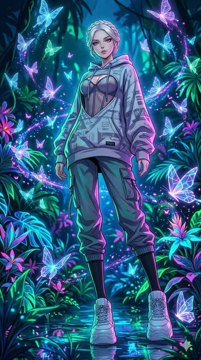 score_9, masterpiece, best quality, ultra-detailed, High-budget Anime Keyframe, vibrant colors, fluid line-art, expressive lighting, cinematic composition, Ufotable-style visual effects, top-tier animation quality, Japanese woman with delicate and el