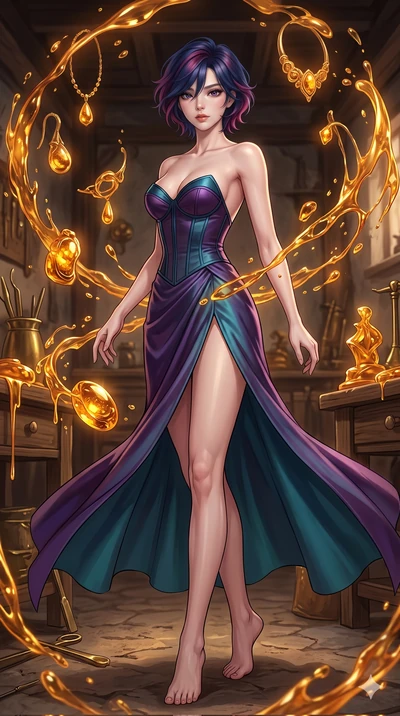 score_9, masterpiece, best quality, ultra-detailed, high-budget anime keyframe, editorial fashion photography, tasteful artistic composition, Korean woman. low angle full-body shot from head to toe showing her feet, filling the entire 9:16 vertical f
