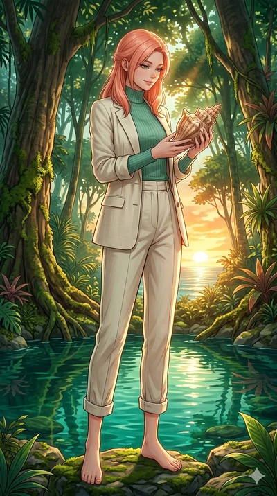 score_9, masterpiece, best quality, ultra-detailed, high-budget anime keyframe, editorial fashion photography, tasteful artistic composition, Japanese woman. low angle full-body shot from head to toe showing her feet, filling the entire 9:16 vertical