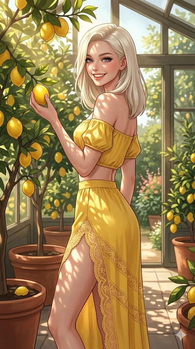 score_9, masterpiece, best quality, ultra-detailed, high-budget anime keyframe, editorial fashion photography, tasteful artistic composition, Caucasian woman, strictly human ears. cowboy shot from the thighs up, character and outfit filling the frame