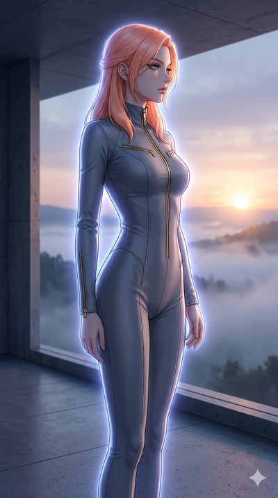 score_9, masterpiece, best quality, ultra-detailed, high-budget anime keyframe, editorial fashion photography, tasteful artistic composition, Japanese woman. cowboy shot from the thighs up, character and outfit filling the frame for maximum editorial