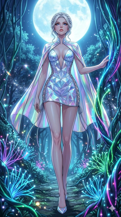 score_9, masterpiece, best quality, ultra-detailed, High-budget Anime Keyframe, vibrant colors, fluid line-art, expressive lighting, cinematic composition, Ufotable-style visual effects, top-tier animation quality, Caucasian woman with pale skin and 