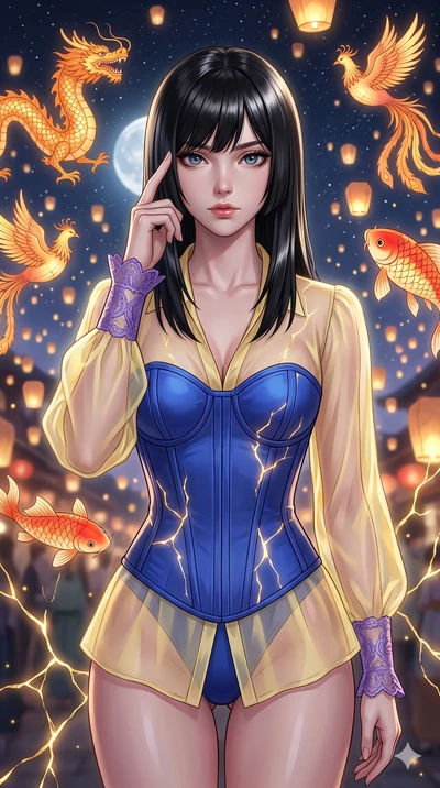 score_9, masterpiece, best quality, ultra-detailed, high-budget anime keyframe, editorial fashion photography, tasteful artistic composition, Caucasian woman, strictly human ears. close-up cowboy shot from the waist and thighs up, the character domin