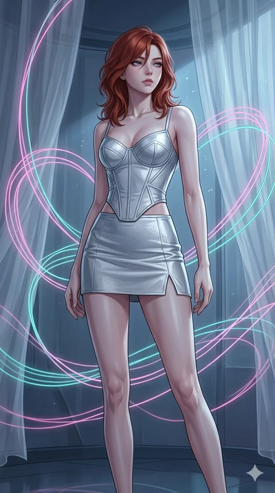 score_9, masterpiece, best quality, ultra-detailed, high-budget anime keyframe, editorial fashion photography, tasteful artistic composition, Korean woman. cowboy shot from the thighs up, character and outfit filling the frame for maximum editorial p
