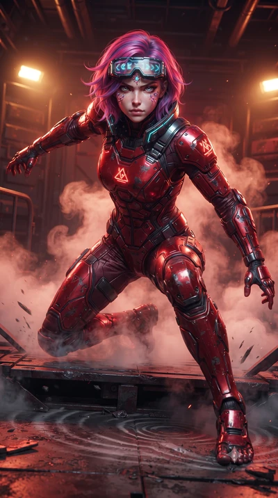 score_9, masterpiece, best quality, ultra-detailed, high-budget anime keyframe, editorial fashion photography, tasteful artistic composition, Caucasian woman. low angle full-body shot from head to toe showing her feet, filling the entire 9:16 vertica