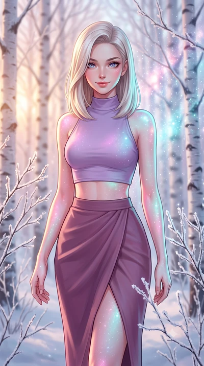 score_9, masterpiece, best quality, ultra-detailed, high-budget anime keyframe, editorial fashion photography, tasteful artistic composition, Caucasian woman, strictly human ears. close-up cowboy shot from the waist and thighs up, the character domin