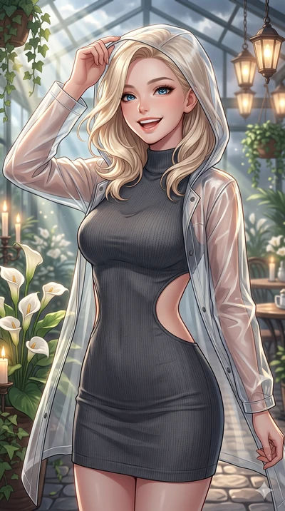 score_9, masterpiece, best quality, ultra-detailed, high-budget anime keyframe, vibrant anime aesthetic, Caucasian woman, strictly human ears. close-up cowboy shot from the waist and thighs up, the character dominates the composition, filling the fra