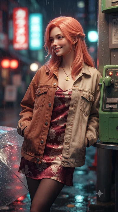 score_9, masterpiece, best quality, ultra-detailed, high-budget anime keyframe, editorial fashion photography, tasteful artistic composition, Japanese woman. close-up cowboy shot from the waist and thighs up, the character dominates the composition, 