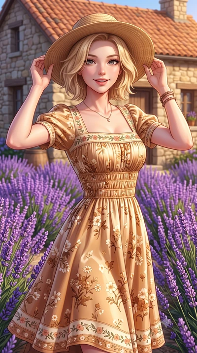 score_9, masterpiece, best quality, ultra-detailed, high-budget anime keyframe, semi-realistic 3D game render, editorial fashion photography, tasteful artistic composition, Caucasian woman. close-up cowboy shot from the waist and thighs up, the chara