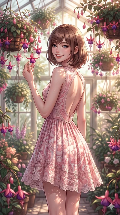 score_9, masterpiece, best quality, ultra-detailed, high-budget anime keyframe, editorial fashion photography, tasteful artistic composition, Caucasian woman, strictly human ears. cowboy shot from the thighs up, character and outfit filling the frame