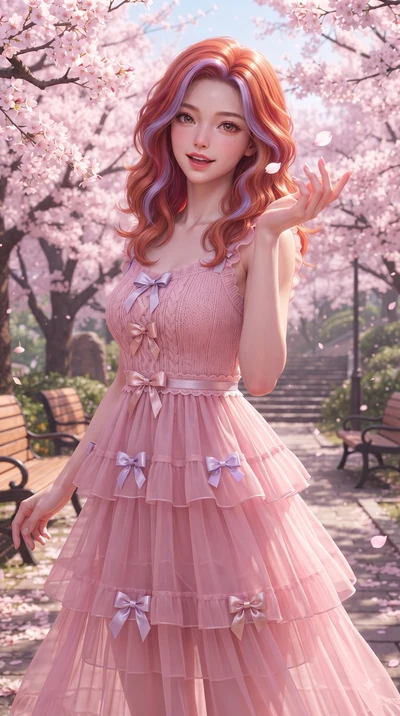 score_9, masterpiece, best quality, ultra-detailed, high-budget anime keyframe, editorial fashion photography, tasteful artistic composition, Caucasian woman. close-up cowboy shot from the waist and thighs up, the character dominates the composition,