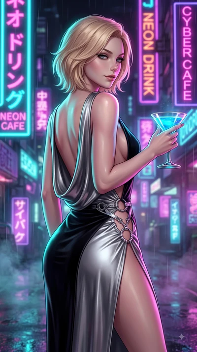 score_9, masterpiece, best quality, ultra-detailed, high-budget anime keyframe, editorial fashion photography, tasteful artistic composition, Caucasian woman. close-up cowboy shot from the waist and thighs up, the character dominates the composition,