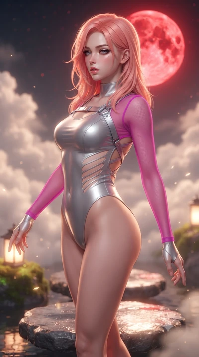 score_9, masterpiece, best quality, ultra-detailed, high-budget anime keyframe, editorial fashion photography, tasteful artistic composition, Japanese woman. close-up cowboy shot from the waist and thighs up, the character dominates the composition, 