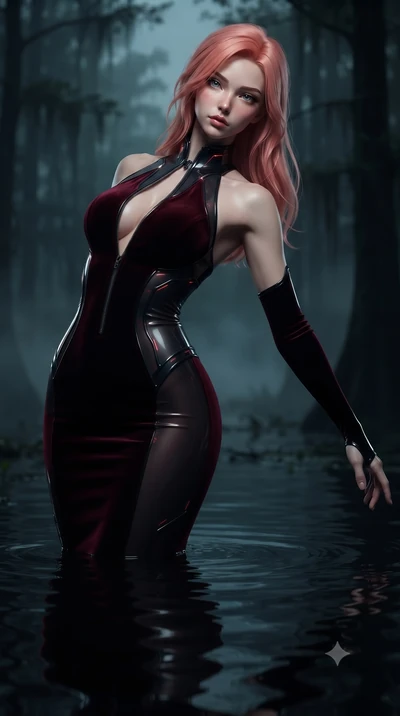 score_9, masterpiece, best quality, ultra-detailed, high-budget anime keyframe, editorial fashion photography, tasteful artistic composition, Japanese woman. close-up cowboy shot from the waist and thighs up, the character dominates the composition, 