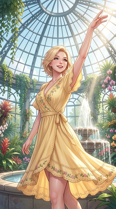 score_9, masterpiece, best quality, ultra-detailed, high-budget anime keyframe, editorial fashion photography, tasteful artistic composition, Caucasian woman. close-up cowboy shot from the waist and thighs up, the character dominates the composition,