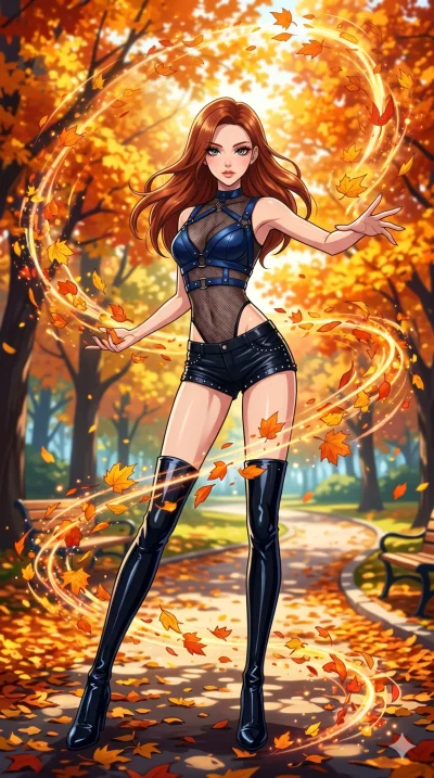 score_9, masterpiece, best quality, ultra-detailed, High-budget Anime Keyframe, beautiful Caucasian anime girl (strictly human ears). Dynamic full-body shot stretching the vertical silhouette with her statuesque presence. Summoning a whirlwind of col