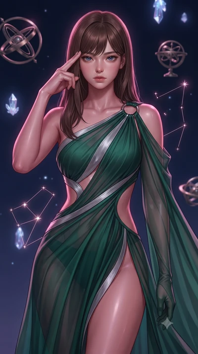 score_9, masterpiece, best quality, ultra-detailed, high-budget anime keyframe, editorial fashion photography, tasteful artistic composition, Korean woman. close-up cowboy shot from the waist and thighs up, the character dominates the composition, fi