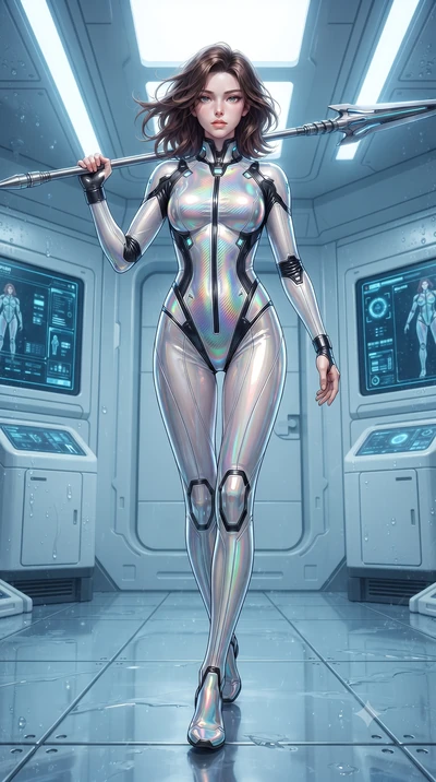 score_9, masterpiece, best quality, ultra-detailed, high-budget anime keyframe, editorial fashion photography, tasteful artistic composition, Korean woman. low angle full-body shot from head to toe showing her feet, filling the entire 9:16 vertical f