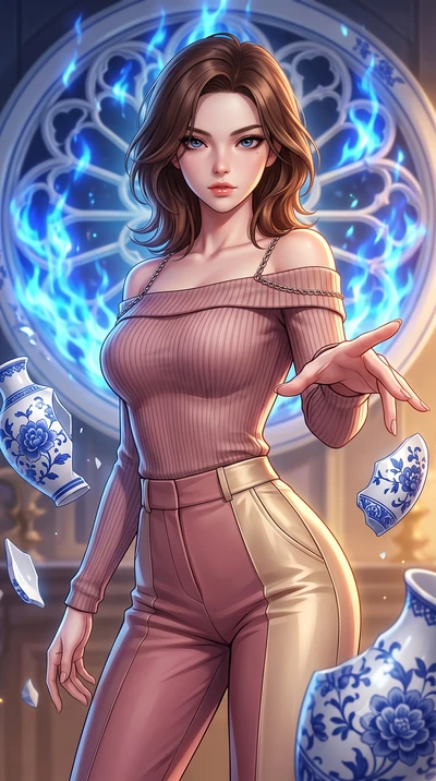 score_9, masterpiece, best quality, ultra-detailed, high-budget anime keyframe, editorial fashion photography, tasteful artistic composition, Korean woman. close-up cowboy shot from the waist and thighs up, the character dominates the composition, fi