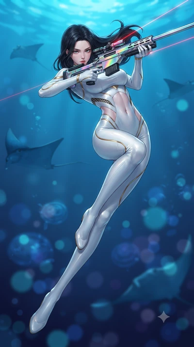 score_9, masterpiece, best quality, ultra-detailed, high-budget anime keyframe, editorial fashion photography, tasteful artistic composition, Korean woman. low angle full-body shot from head to toe showing her feet, filling the entire 9:16 vertical f