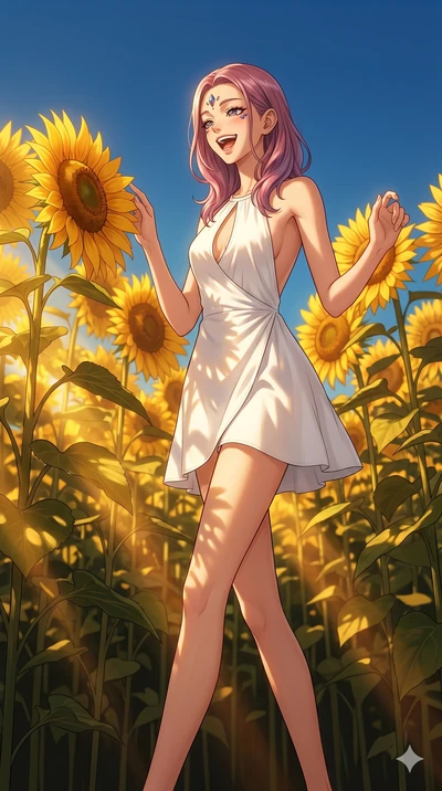 score_9, masterpiece, best quality, ultra-detailed, high-budget anime keyframe, editorial fashion photography, tasteful artistic composition, Caucasian woman, strictly human ears. cowboy shot from the thighs up, character and outfit filling the frame