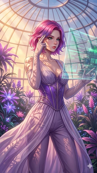 score_9, masterpiece, best quality, ultra-detailed, high-budget anime keyframe, editorial fashion photography, tasteful artistic composition, Caucasian woman, strictly human ears. cowboy shot from the thighs up, character and outfit filling the frame