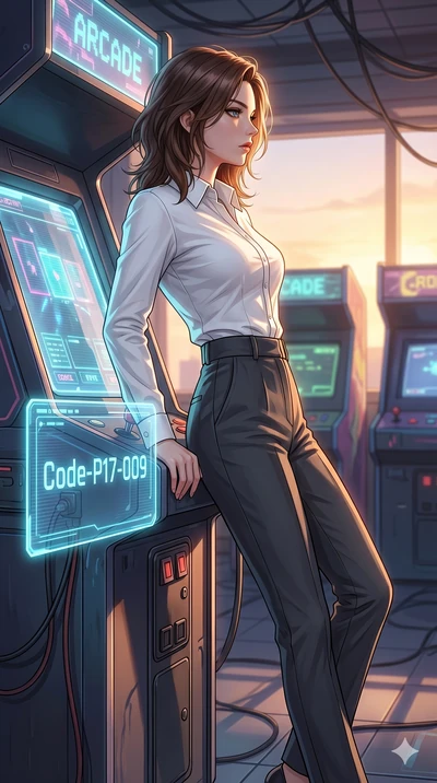 score_9, masterpiece, best quality, ultra-detailed, high-budget anime keyframe, editorial fashion photography, tasteful artistic composition, Korean woman. cowboy shot from the thighs up, character and outfit filling the frame for maximum editorial p