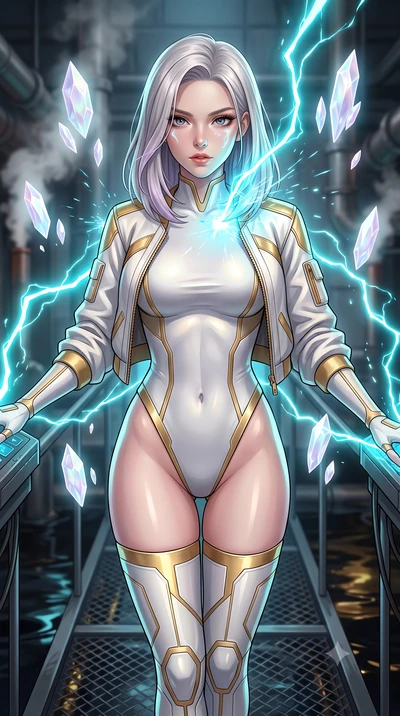 score_9, masterpiece, best quality, ultra-detailed, high-budget anime keyframe, editorial fashion photography, tasteful artistic composition, Caucasian woman, strictly human ears. close-up cowboy shot from the waist and thighs up, the character domin
