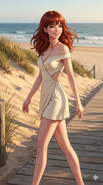 score_9, masterpiece, best quality, ultra-detailed, high-budget anime keyframe, editorial fashion photography, tasteful artistic composition, Caucasian woman, strictly human ears. cowboy shot from the thighs up, character and outfit filling the frame