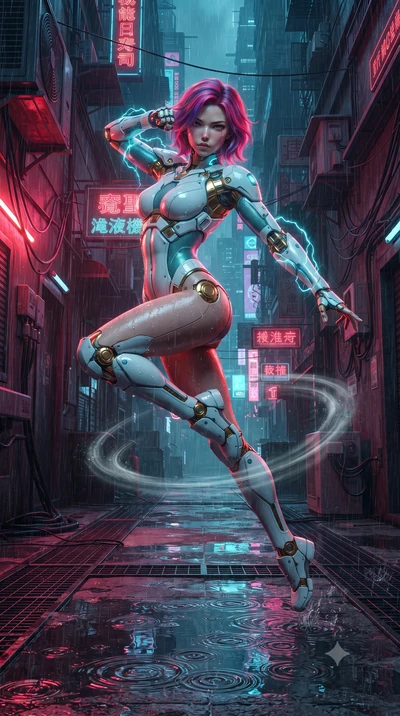 score_9, masterpiece, best quality, ultra-detailed, high-budget anime keyframe, editorial fashion photography, tasteful artistic composition, Caucasian woman. low angle full-body shot from head to toe showing her feet, filling the entire 9:16 vertica