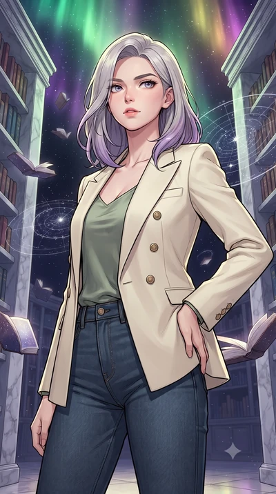 score_9, masterpiece, best quality, ultra-detailed, high-budget anime keyframe, gorgeous anime illustration, with clean line-art and distinct ink outlines, Caucasian woman, strictly human ears. close-up cowboy shot from the waist and thighs up, the c