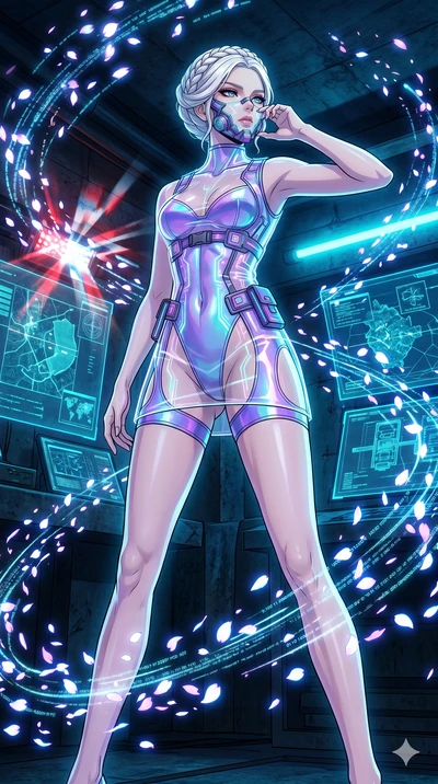 score_9, masterpiece, best quality, ultra-detailed, High-budget Anime Keyframe, vibrant colors, fluid line-art, expressive lighting, cinematic composition, Ufotable-style visual effects, top-tier animation quality, Japanese woman with delicate and el