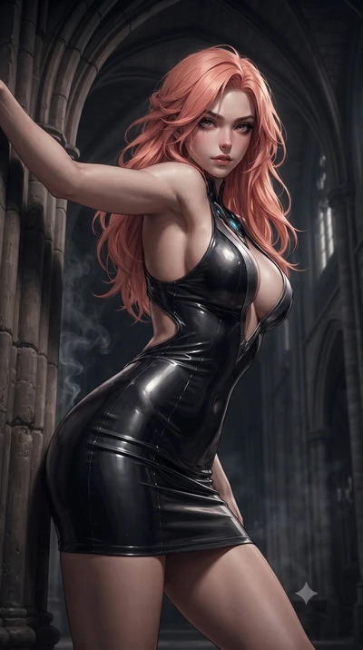 score_9, masterpiece, best quality, ultra-detailed, high-budget anime keyframe, editorial fashion photography, tasteful artistic composition, Japanese woman. close-up cowboy shot from the waist and thighs up, the character dominates the composition, 