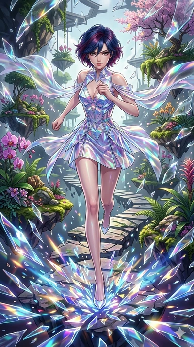 score_9, masterpiece, best quality, ultra-detailed, Set A: High-budget Anime Keyframe, Japanese woman in a cinematic setting. Cinematic lighting, vibrant colors, dramatic shadows, 2k, ultra detail, master piece, 9:16 ratio. Image Identifier: image_45